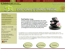 Tablet Screenshot of lotuscenteroriental.com